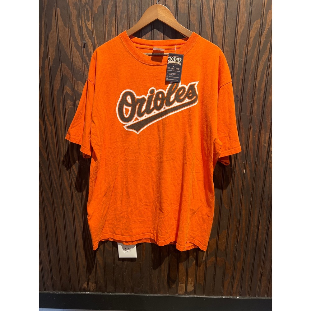Majestic Baltimore Orioles Sammy Sosa 21 MLB T Shirt Orange Mens 2X XXL